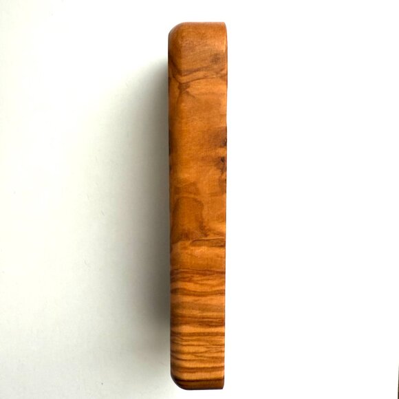 Mezuzah Olive Wood Hand Crafted Judaica Jewish Shin - Picture 2 of 8